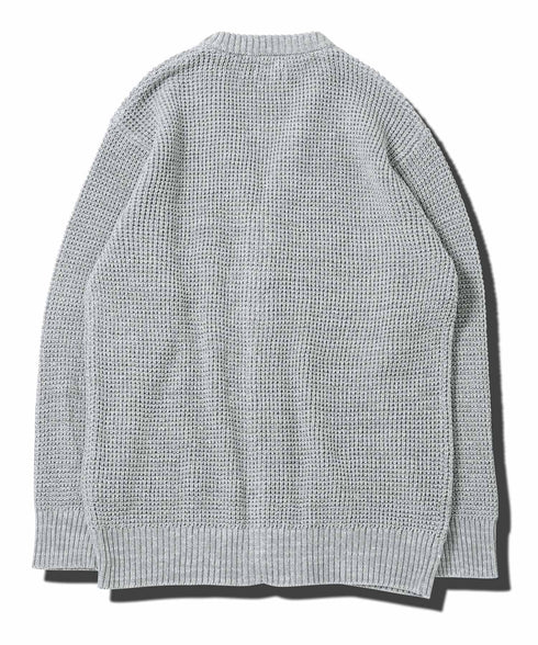 ワッフルカーディガン