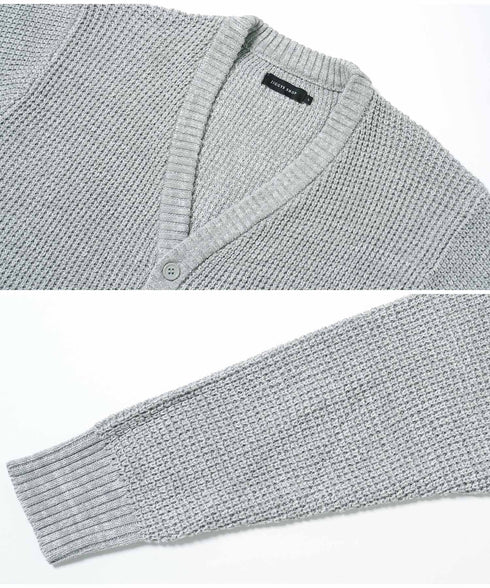 ワッフルカーディガン