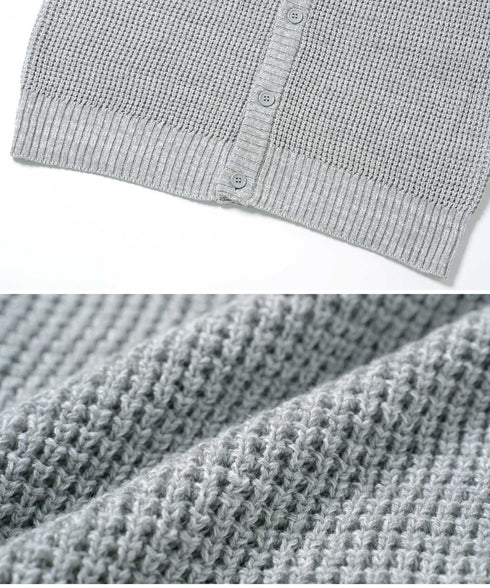 ワッフルカーディガン