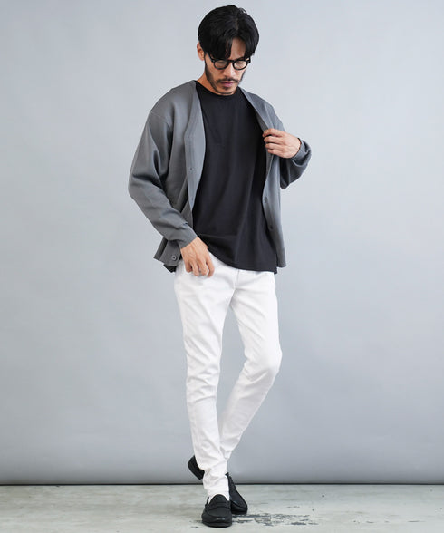 ホワイト MODEL : GO 180cm 66kg Lsize