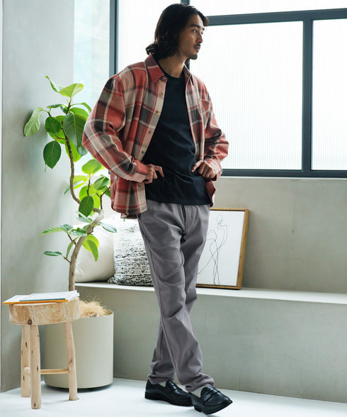 チャコールグレー MODEL : KAI 181cm 68kg Lsize