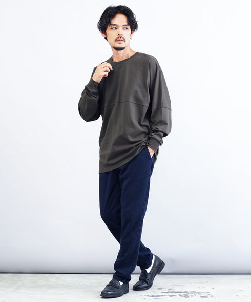 チャコールグレー MODEL : PEKEPON 175cm 60kg Lsize