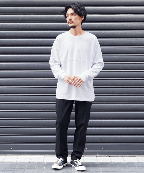 ホワイト MODEL : PEKEPON 175cm 60kg Lsize