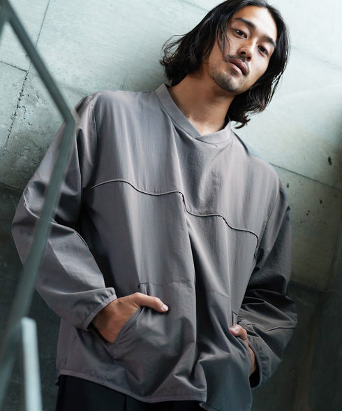 グレー MODEL : KAI 181cm 68kg Lsize