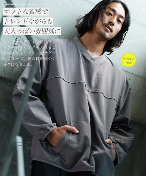 ピステ ナイロンプルオーバー ジャケット リフレクター ゲームシャツ