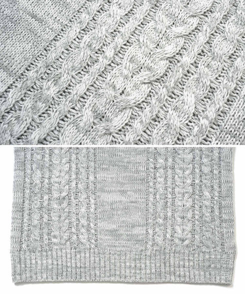 ケーブルクルーニット | ニット クルーネック セーター メンズ 洗える ニットセーター ウォッシャブル トップス 黒 白 秋 秋服 秋物 冬 冬服 冬物 春 春服 春物