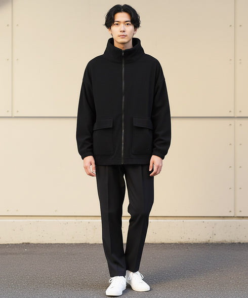 コーデユロイビックシルエット裏起毛ブルゾン