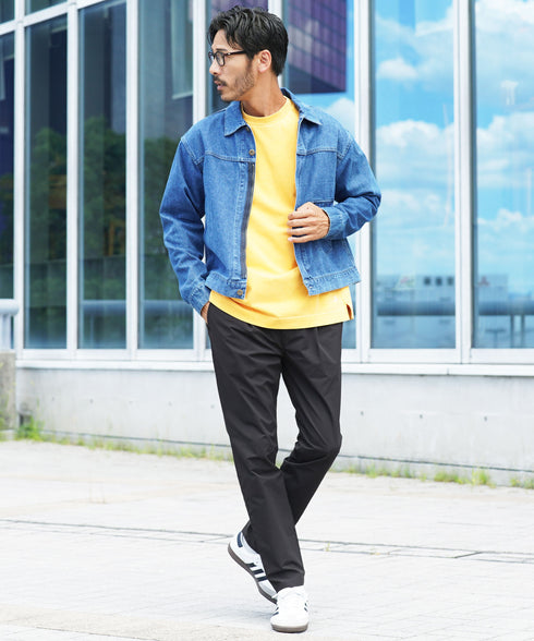 撥水 テーパードパンツ | ストレッチ パンツ ボトムス イージーパンツ スラックス スリム ストレッチパンツ オフィスカジュアル ビジネスカジュアル