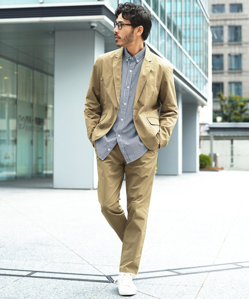 撥水 テーパードパンツ | ストレッチ パンツ ボトムス イージーパンツ スラックス スリム ストレッチパンツ オフィスカジュアル ビジネスカジュアル