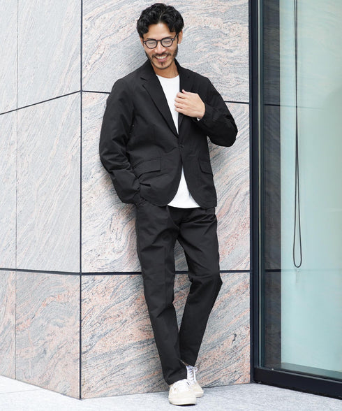 撥水セミワイドパンツ