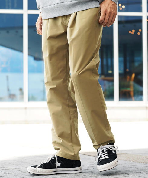 撥水セミワイドパンツ