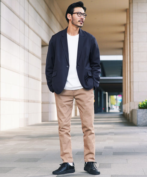 ネイビー MODEL : GO 180cm 66kg Lsize