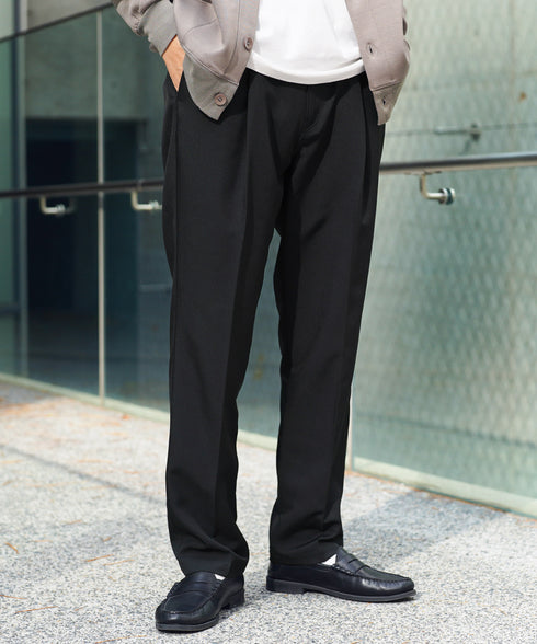ポリツイルセミワイドパンツ