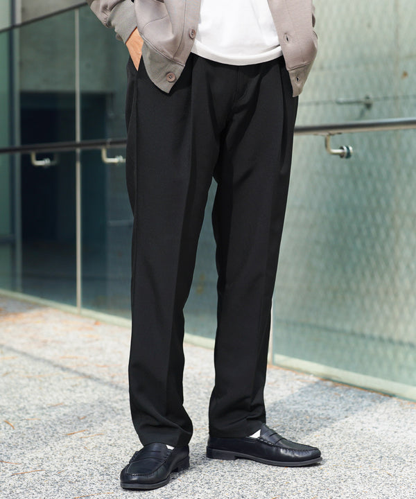 ポリツイルセミワイドパンツ