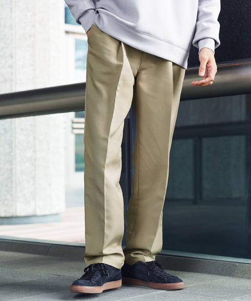 ポリツイルセミワイドパンツ