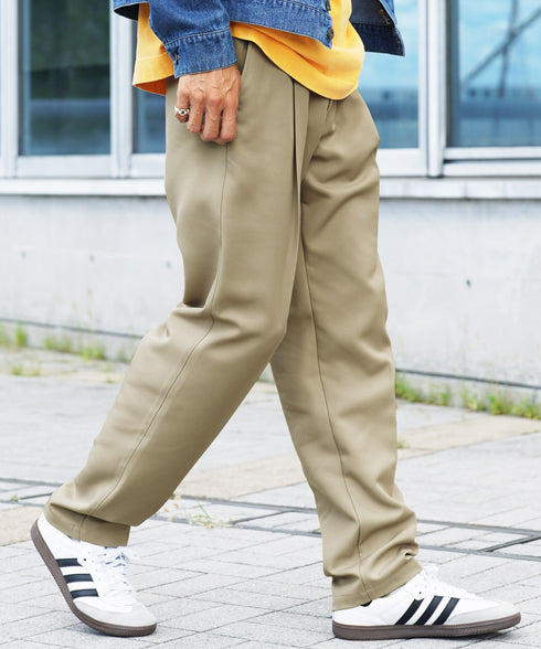 ポリツイルセミワイドパンツ