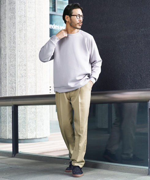 ポリツイルセミワイドパンツ