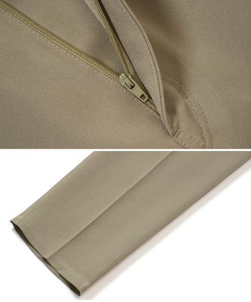 ポリツイルセミワイドパンツ