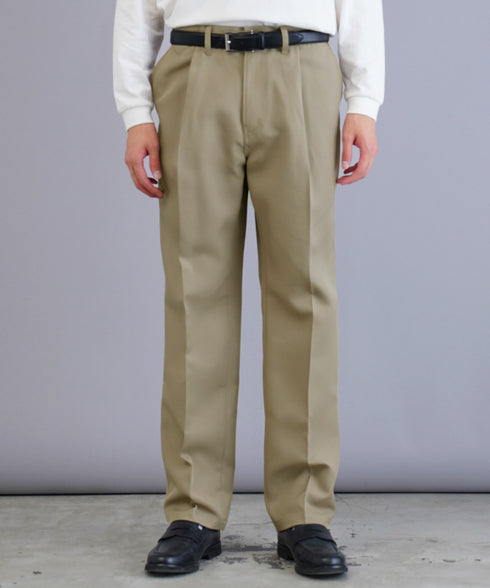 ポリツイルセミワイドパンツ