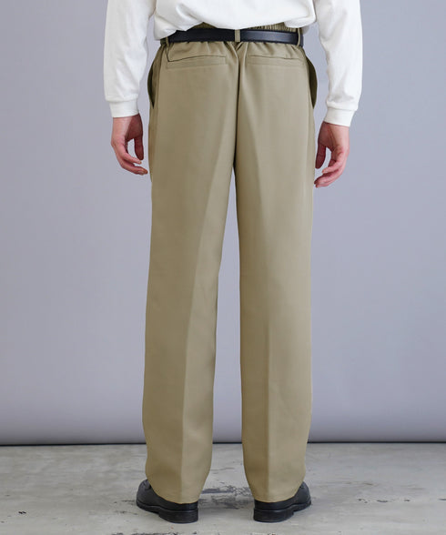 ポリツイルセミワイドパンツ