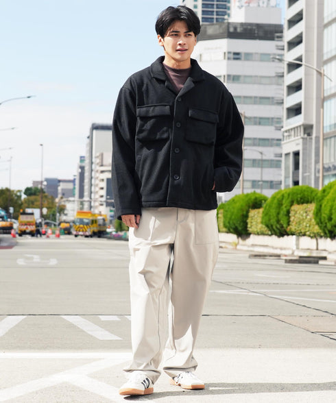 テックメルトン裏フリースジャケット