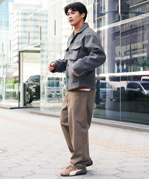 テックメルトン裏フリースジャケット