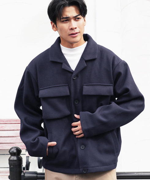 テックメルトン裏フリースジャケット