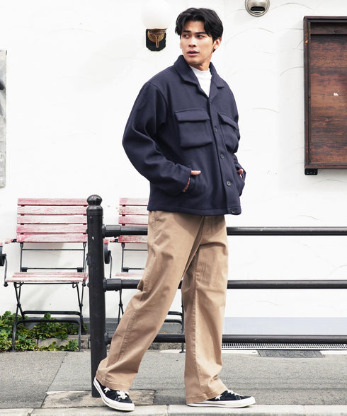 テックメルトン裏フリースジャケット