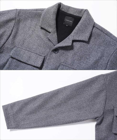 テックメルトン裏フリースジャケット