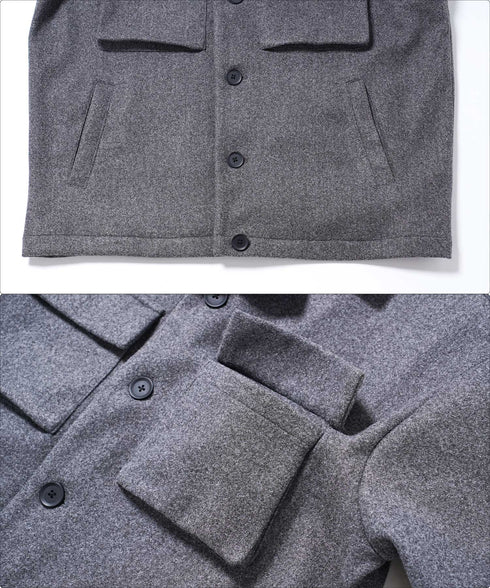 テックメルトン裏フリースジャケット