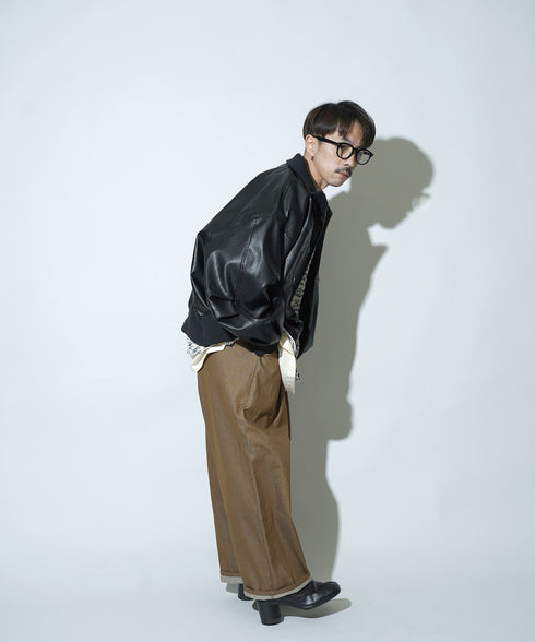 H163 / 着用サイズ: S*ブラック インナー:217628 ボトムス:217647