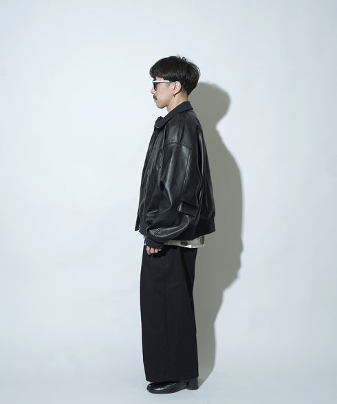 H163 / 着用サイズ: S*ブラック インナー:217619 ボトムス:217634