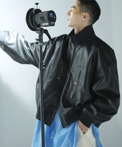 H178 / 着用サイズ: L*ブラック シャツ:217627 ボトムス:217634