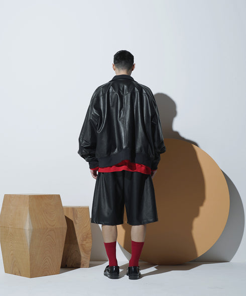 H178 / 着用サイズ: L*ブラック ニット:217629 ボトムス:217612