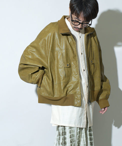 H163 / 着用サイズ: S*オリーブ シャツ:217645 ボトムス:217626