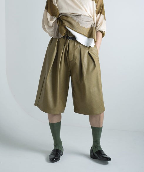 H178 / 着用サイズ: L*オリーブ インナー:217749 ニット:217632