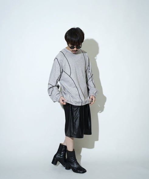 H163 / 着用サイズ:M ブラック 着用トップス:217612