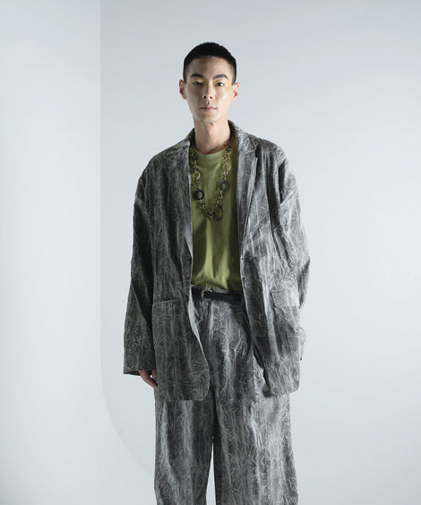 H178 / 着用サイズ: L*スミクロ シャツ:217645 ボトムス:217647