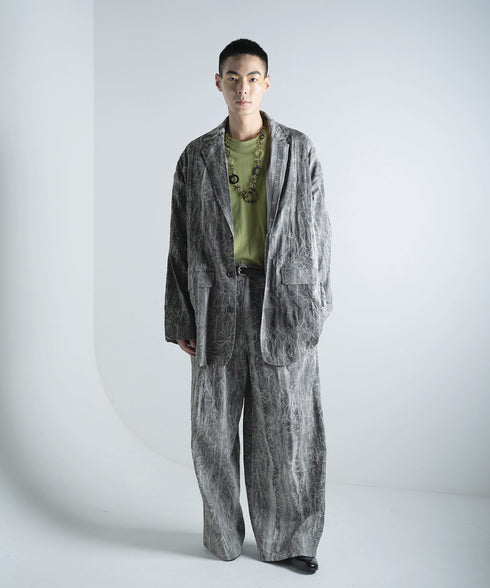 H178 / 着用サイズ: L*スミクロ シャツ:217645 ボトムス:217647