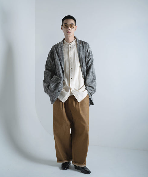 H178 / 着用サイズ: L*ブラウン ジャケット:217613 インナー:217645