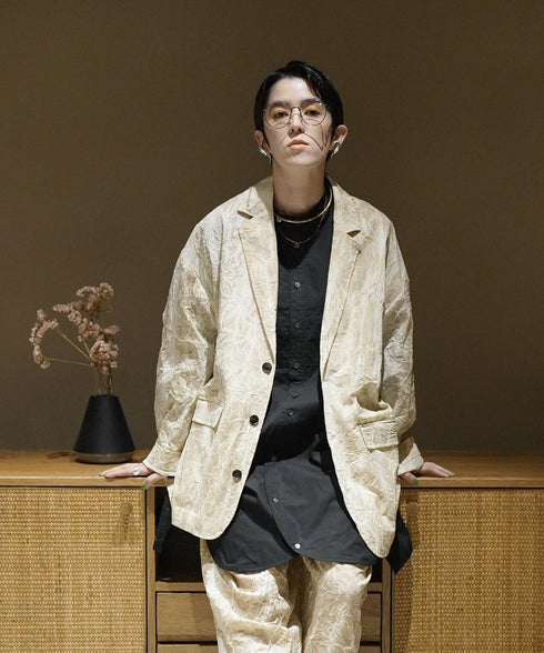 H167 / 着用サイズ: M*サンドベージュ トップス:217674 ボトムス:217612