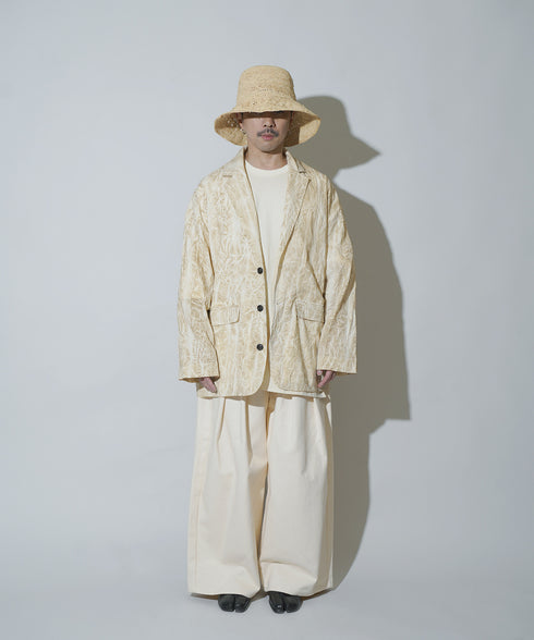 H163 / 着用サイズ: S*サンドべージュ トップス:217674 ボトムス:217634