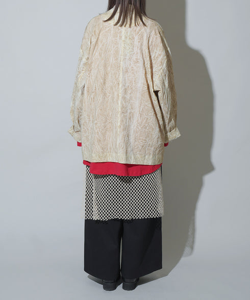 H158 / 着用サイズ: S*サンドベージュ トップス:217648 インナー:217732 ボトムス:217634