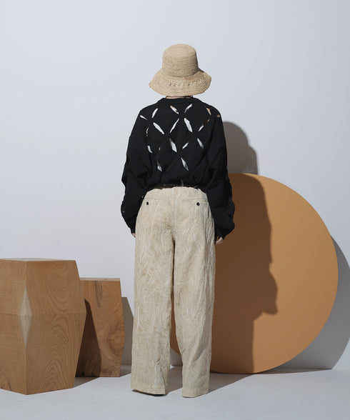 H167 / 着用サイズ: M*サンドベージュ ニット:217629