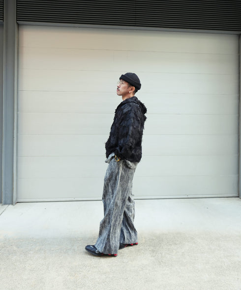 H163 / 着用サイズ:M スミクロ 着用トップス:217630 着用インナー:217615