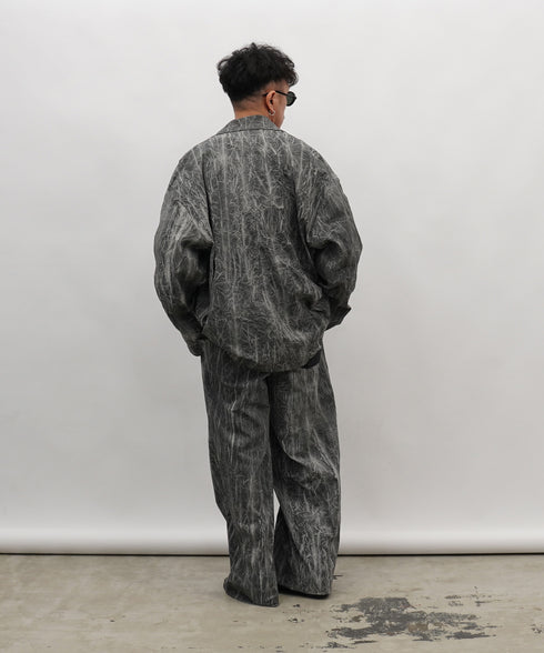 H163 / 着用サイズ:M スミクロ 着用アウター:217613 着用トップス:218518