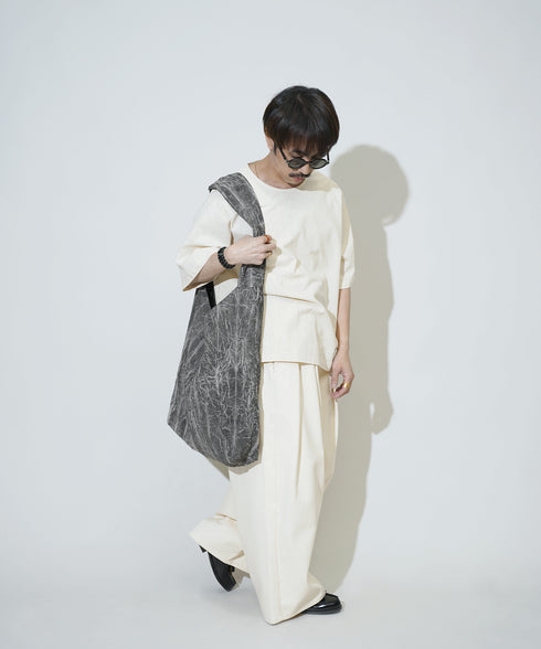 H163 / 着用サイズ: F*スミクロ ニット:217674 ボトムス:217634