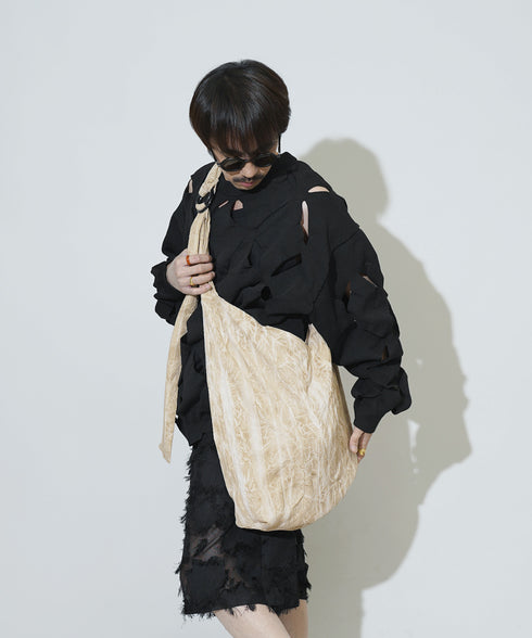 H163 / 着用サイズ: F*サンドベージュ ニット:217629 ボトムス:217631