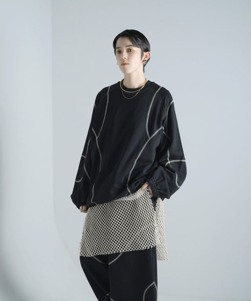 H167 / 着用サイズ: M*ブラック インナー:217732 ボトムス:217618