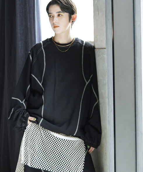 H167 / 着用サイズ:M ブラック 着用インナー:217732 着用ボトムス:217618